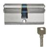 Cylindre européen EXS 2000 2 entrées 30x30 nickelé mat 3 clés